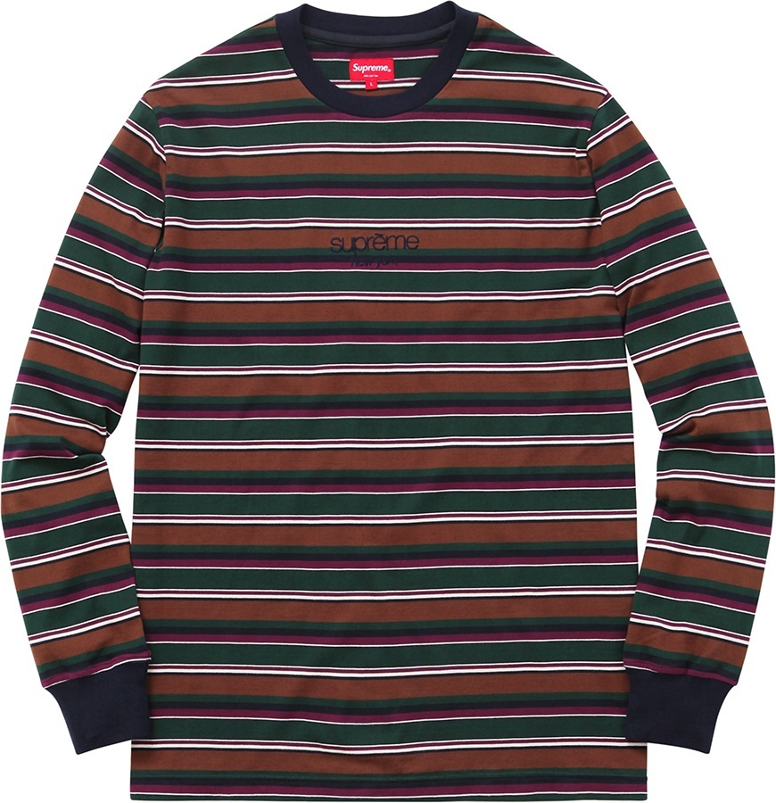Multi Stripe L/S Top view 2